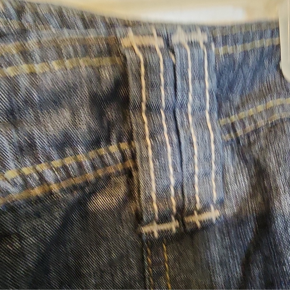 Calvin Klein Utility Cargo Capris Women's 16W Dark Blue Denim - Picture 7 of 10